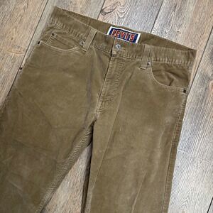 Levis 549 Low Loose Corduroy Pants Mens Tan Size 36x32 (Measures 36x30) Y2K